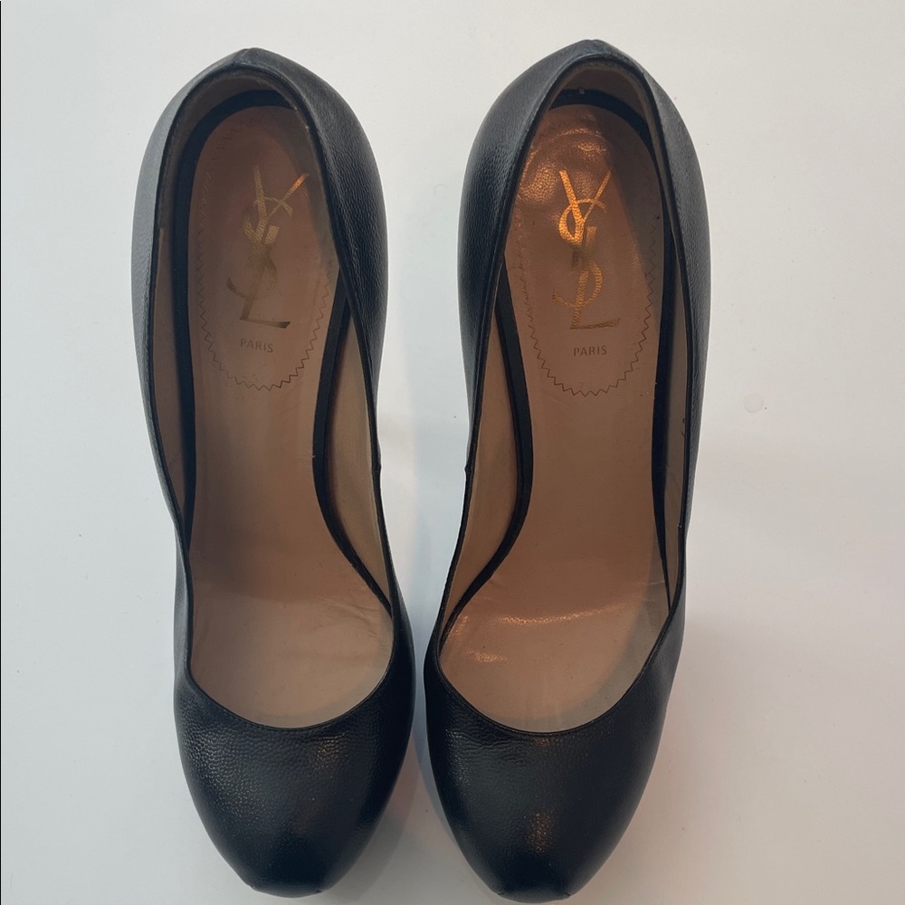 Yves Saint Laurent Black Women's Platform Pumps